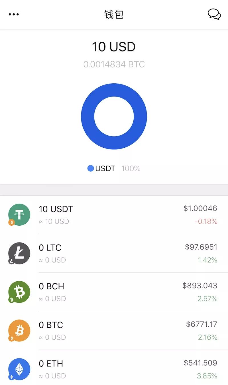 imToken：一站式比特币存放和管理平台